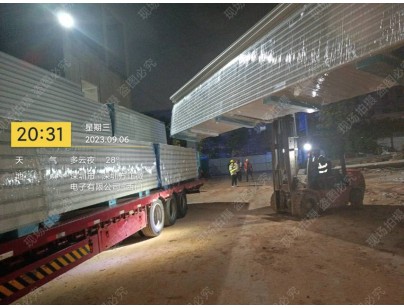 深圳方正微1038立方米電子半導(dǎo)體防爆冷庫(kù)建造工程案例